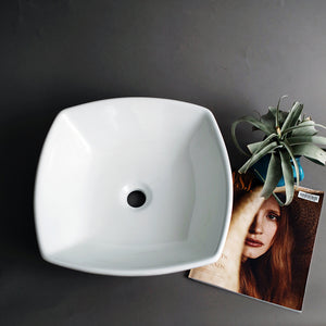 3011 Ceramic Art Square Vessel Bathroom Sink