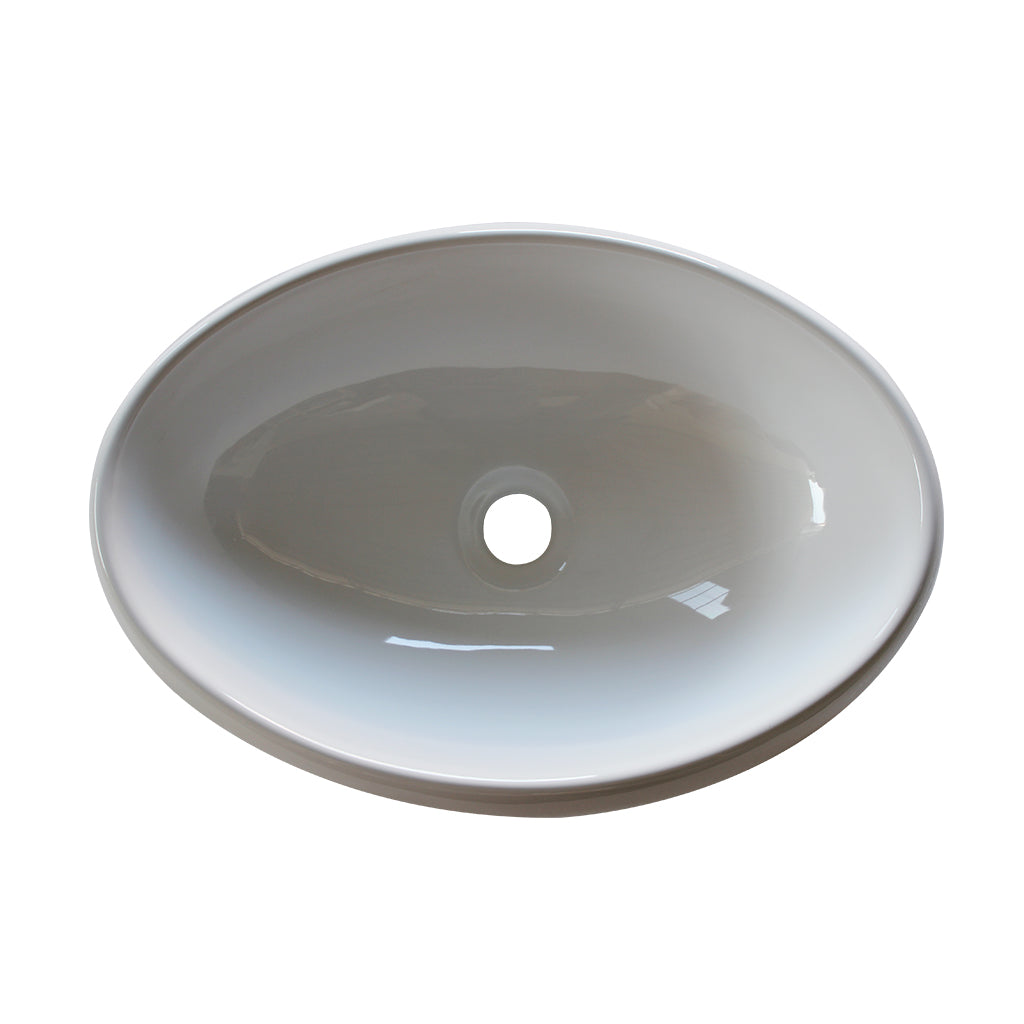 4004A Ceramic Oval Vessel Bathroom Sink