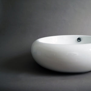 493 Ceramic Circular Vessel Bathroom Sink