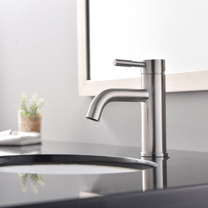 Arsumo Single Hole One Handle Modern Faucet,Brushed Nickel
